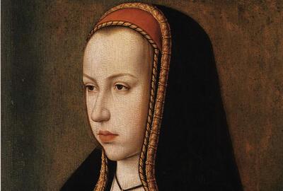 Portret van Margareta van Oostenrijk als prinses, Zuidelijke Nederlanden, omstreeks 1490